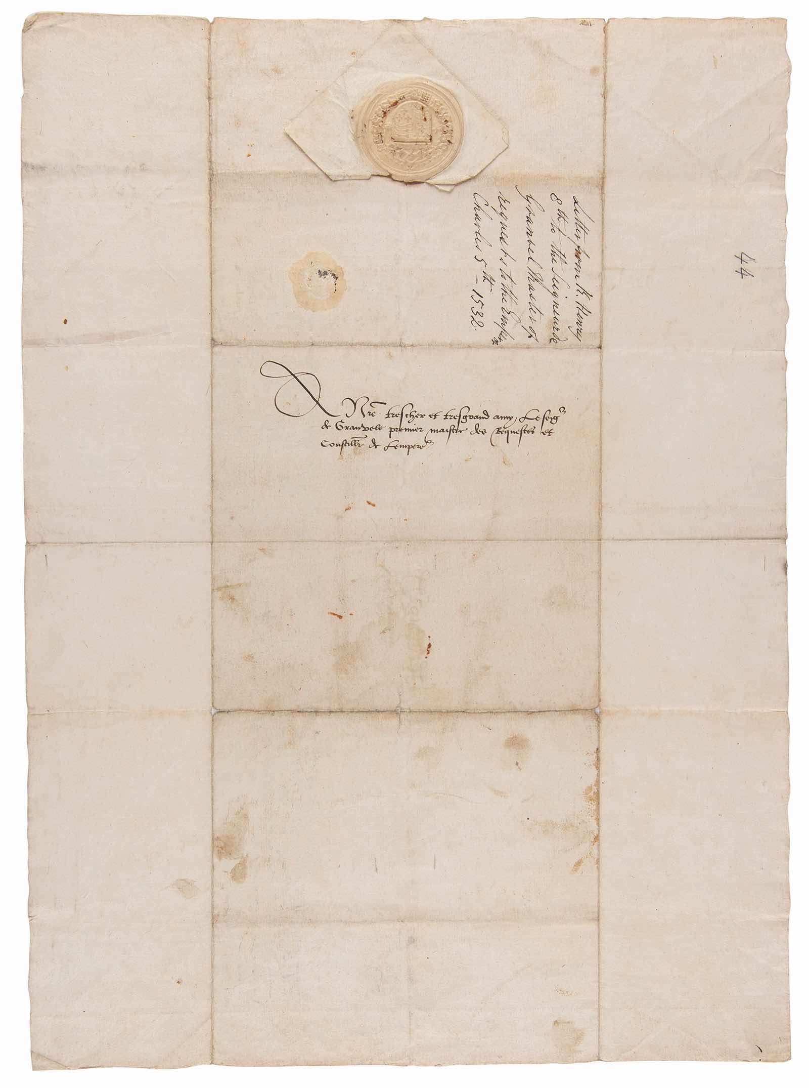 Henry VIII letter
