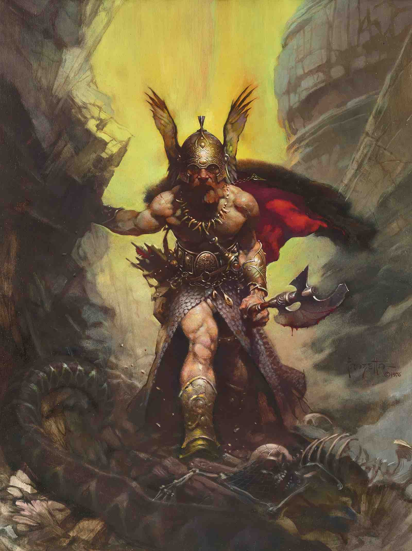 Frank Frazetta's Dark Kingdom painting