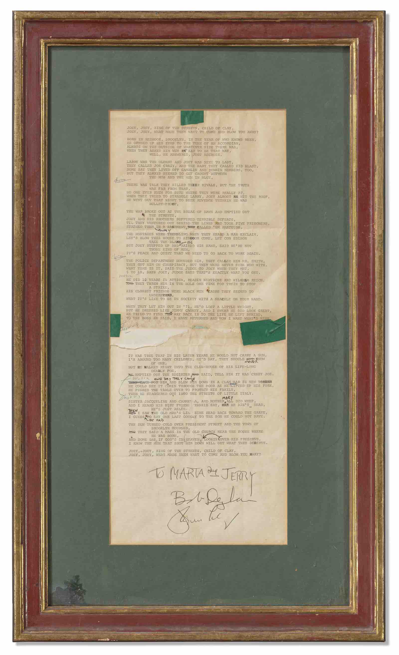 Bob Dylan's 'Joey'